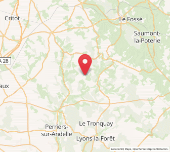 Map of Saint-Lucien, Normandy