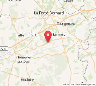 Map of Saint-Maixent, Pays de la Loire