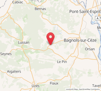 Map of Saint-Marcel-de-Careiret, Occitanie