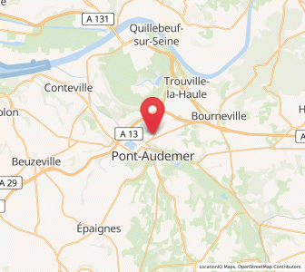 Map of Saint-Mards-de-Blacarville, Normandy