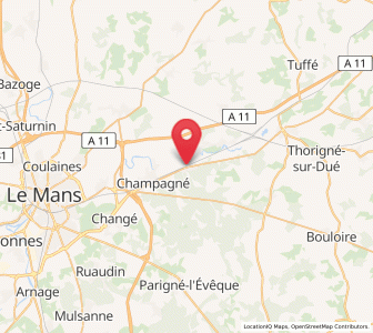 Map of Saint-Mars-la-Brière, Pays de la Loire