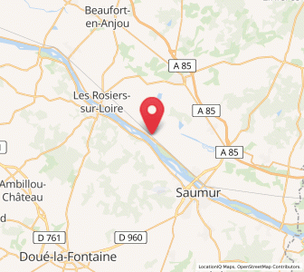 Map of Saint-Martin-de-la-Place, Pays de la Loire