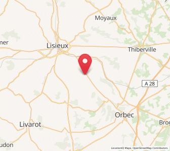 Map of Saint-Martin-de-Mailloc, Normandy