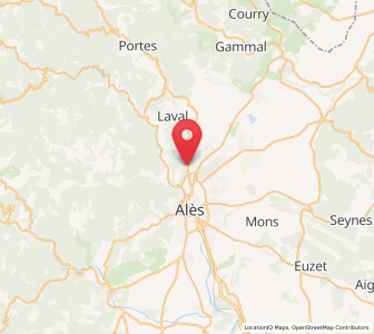 Map of Saint-Martin-de-Valgalgues, Occitanie