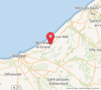 Map of Saint-Martin-en-Campagne, Normandy