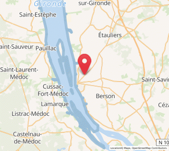 Map of Saint-Martin-Lacaussade, Nouvelle-Aquitaine