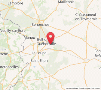 Map of Saint-Maurice-Saint-Germain, Centre