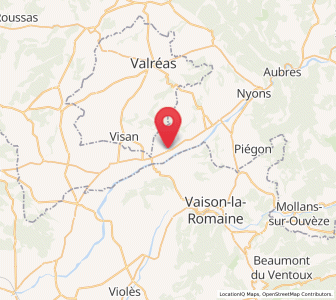 Map of Saint-Maurice-sur-Eygues, Auvergne-Rhône-Alpes