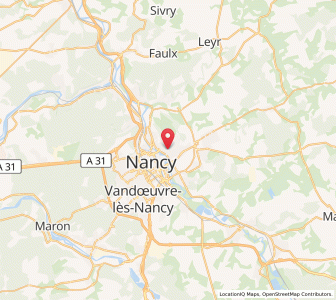 Map of Saint-Max, Grand Est