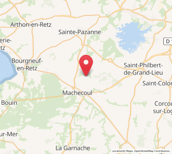 Map of Saint-Même-le-Tenu, Pays de la Loire