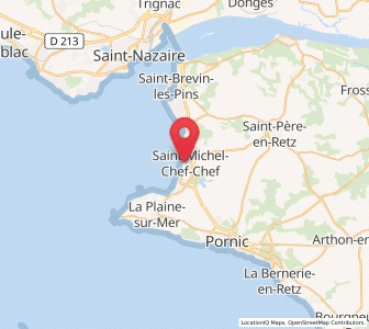 Map of Saint-Michel-Chef-Chef, Pays de la Loire