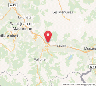 Map of Saint-Michel-de-Maurienne, Auvergne-Rhône-Alpes