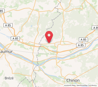 Map of Saint-Nicolas-de-Bourgueil, Centre