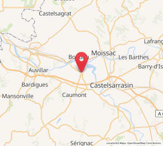 Map of Saint-Nicolas-de-la-Grave, Occitanie