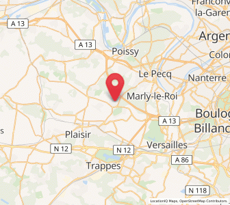 Map of Saint-Nom-la-Bretêche, Île-de-France