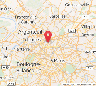 Map of Saint-Ouen-sur-Seine, Île-de-France