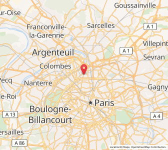 Map of Saint-Ouen, Île-de-France