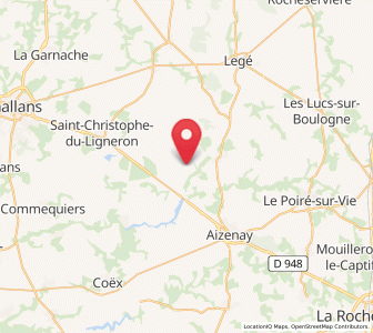 Map of Saint-Paul-Mont-Penit, Pays de la Loire