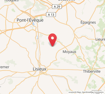 Map of Saint-Philbert-des-Champs, Normandy