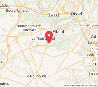 Map of Saint-Pierre-des-Fleurs, Normandy