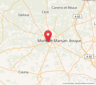 Map of Saint-Pierre-du-Mont, Nouvelle-Aquitaine