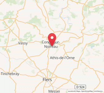 Map of Saint-Pierre-du-Regard, Normandy