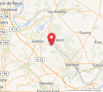Map of Saint-Pierre-la-Garenne, Normandy