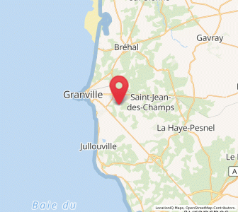 Map of Saint-Planchers, Normandy