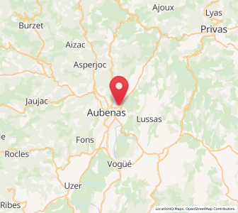 Map of Saint-Privat, Auvergne-Rhône-Alpes