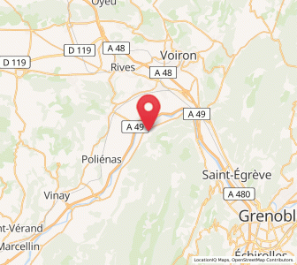 Map of Saint-Quentin-sur-Isère, Auvergne-Rhône-Alpes