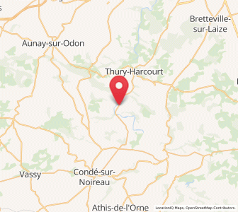 Map of Saint-Rémy, Normandy