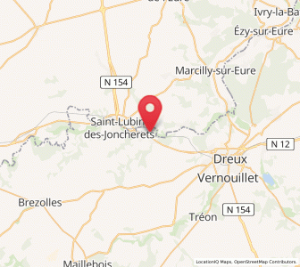 Map of Saint-Rémy-sur-Avre, Centre