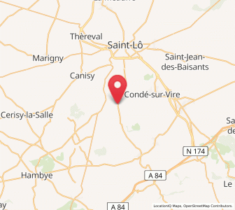 Map of Saint-Romphaire, Normandy