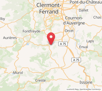 Map of Saint-Saturnin, Auvergne-Rhône-Alpes