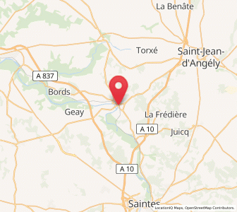Map of Saint-Savinien, Nouvelle-Aquitaine