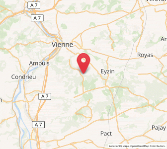 Map of Saint-Sorlin-de-Vienne, Auvergne-Rhône-Alpes