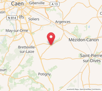 Map of Saint-Sylvain, Normandy