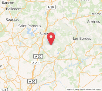 Map of Saint-Sylvestre, Nouvelle-Aquitaine