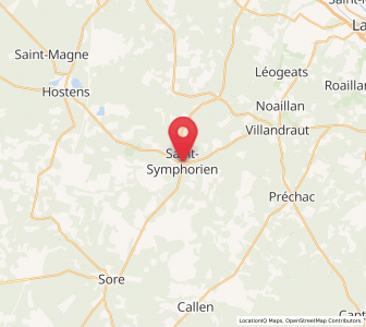 Map of Saint-Symphorien, Nouvelle-Aquitaine