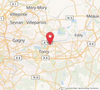 Map of Saint-Thibault-des-Vignes, Île-de-France