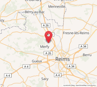 Map of Saint-Thierry, Grand Est