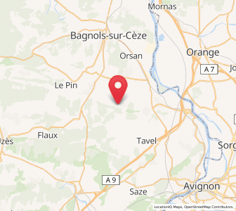 Map of Saint-Victor-la-Coste, Occitanie