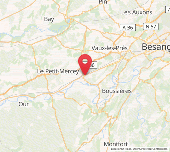 Map of Saint-Vit, Bourgogne-Franche-Comté