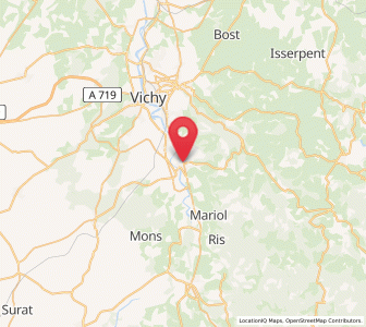 Map of Saint-Yorre, Auvergne-Rhône-Alpes