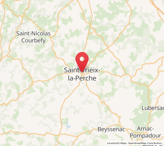 Map of Saint-Yrieix-la-Perche, Nouvelle-Aquitaine