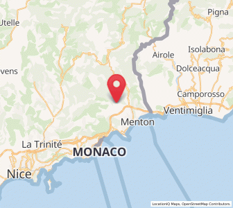 Map of Sainte-Agnès, Provence-Alpes-Côte d'Azur