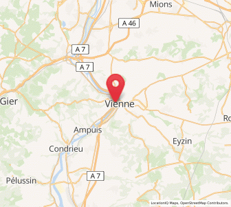 Map of Sainte-Colombe, Auvergne-Rhône-Alpes