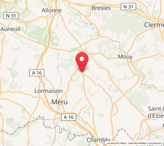 Map of Sainte-Geneviève, Hauts-de-France