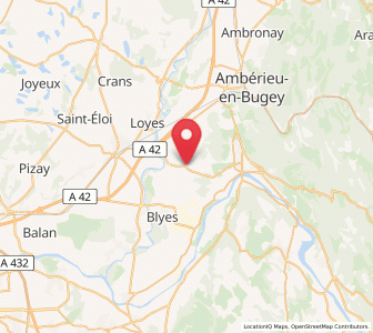 Map of Sainte-Julie, Auvergne-Rhône-Alpes