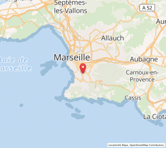 Map of Sainte-Marguerite, Provence-Alpes-Côte d'Azur